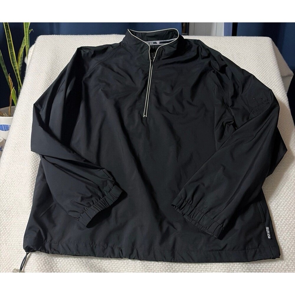 Sun Ice SouthRidge Golf Club Men’s Black Golf Windbreaker Pullover Size L